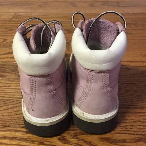 Pink Timberland work boot size 13.5 - Picture 5 of 7